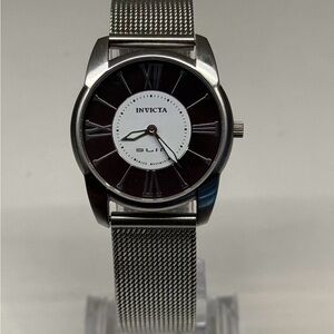 Invicta Slim #5342 Stainless Steel Watch Working New Battery